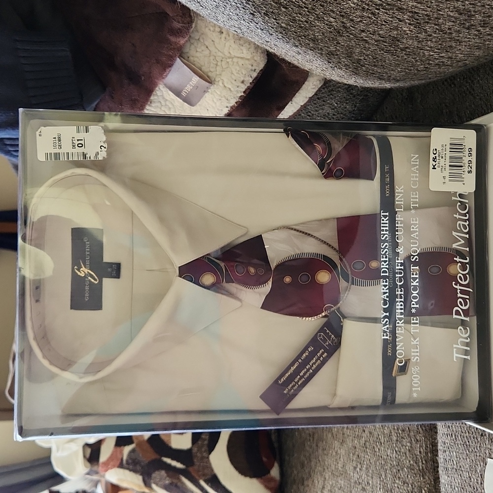 Giorgio brutini dress shirt set